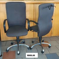 CH16 - Chair swivel grey with coat hanger R950.00